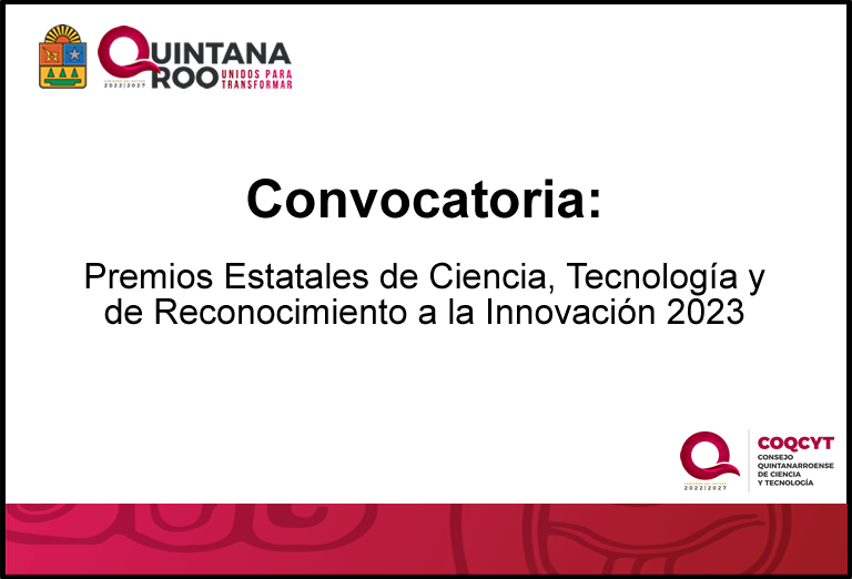 Premios Estatales de Ciencia, Tecnología y de Reconocimiento a la Innovación 2023